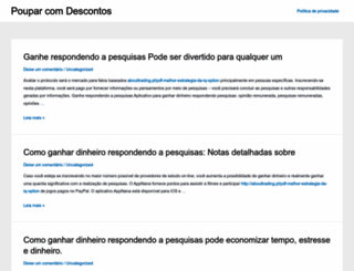 pouparcomdescontos.com screenshot