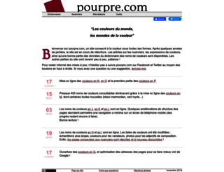 pourpre.com screenshot