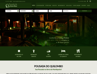pousadadoquilombo.com.br screenshot