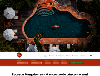 pousadamangabeiras.com.br screenshot