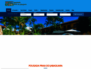pousadapraiadojabaquara.com.br screenshot