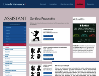 poussette.com screenshot