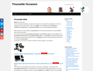 poussetteoccasion.fr screenshot