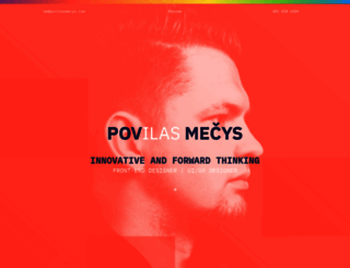 povilasmecys.com screenshot