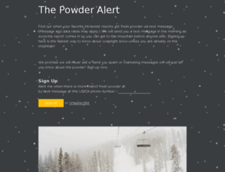 powder.intrawest.com screenshot