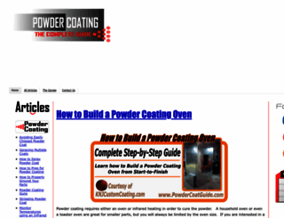 powdercoatguide.com screenshot