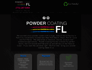 powdercoatingfl.com screenshot