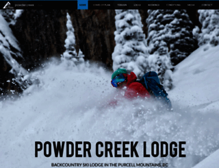 powdercreeklodge.com screenshot