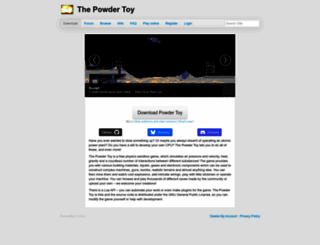 powdertoy.co.uk screenshot