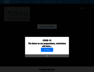 powellchiroclinic.com screenshot