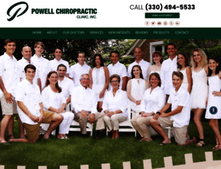 powellchiropractic.com screenshot