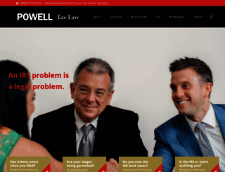 powelltaxlaw.com screenshot