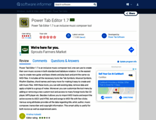power-tab-editor.informer.com screenshot