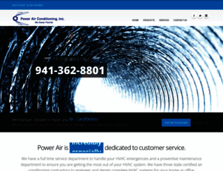 powerairconditioning.com screenshot