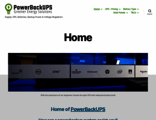 powerbackups.co.za screenshot