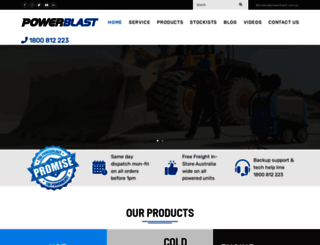 powerblast.com.au screenshot