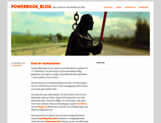 powerbook.blogger.de screenshot