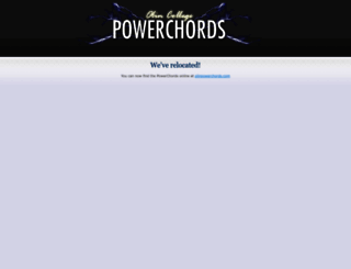 powerchords.olin.edu screenshot
