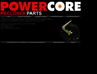powercoresupply.com screenshot