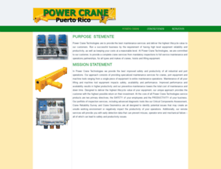 powercranepr.com screenshot