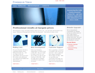 poweredbyvision.net screenshot