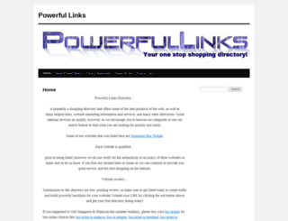 powerfullinks.com screenshot