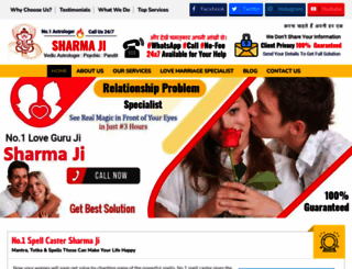 powerfullovevashikaran.com screenshot