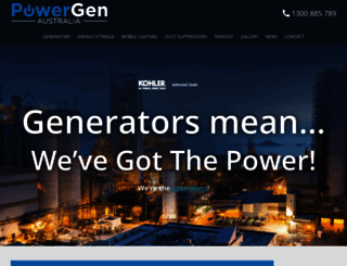 powergenaustralia.com.au screenshot