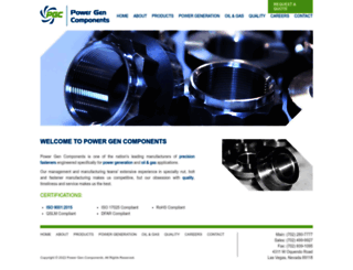 powergencomponents.com screenshot