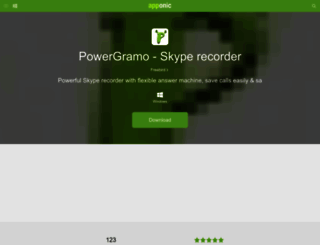 powergramo-skype-recorder.apponic.com screenshot