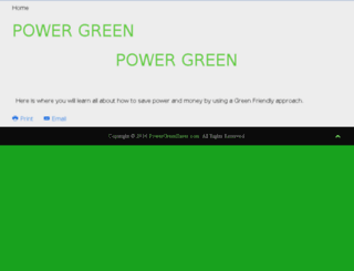 powergreensaver.com screenshot