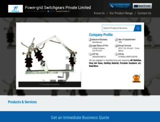 powergridswitchgears.com screenshot