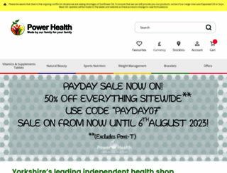 powerhealth.co.uk screenshot