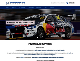 powerhousebatteries.com.au screenshot