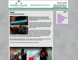 powerhousepilates.com.au screenshot