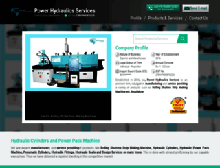 powerhydraulicservices.in screenshot