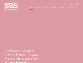 poweringafrica-summit.com screenshot