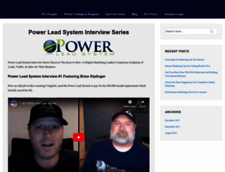 powerlead-system.com screenshot