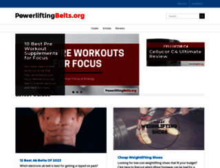 powerliftingbelts.org screenshot