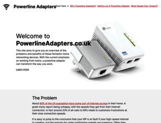 powerlineadaptersite.com screenshot