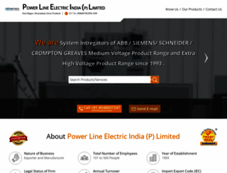 powerlineindia.co.in screenshot