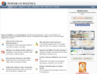powerofpolitics.com screenshot