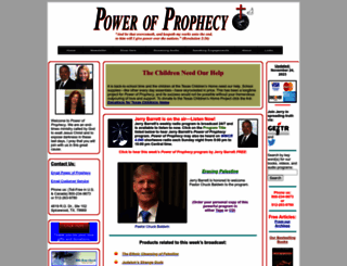 powerofprophecy.com screenshot