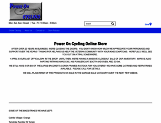 poweroncycling.com screenshot