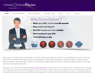 poweroptionreview.com screenshot