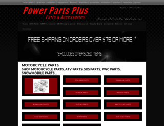 powerpartsplus.com screenshot
