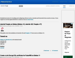 powerpbx.org screenshot