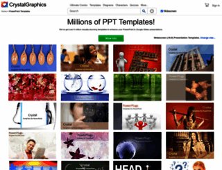 powerpoint.crystalgraphics.com screenshot