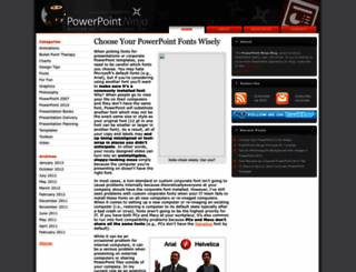 powerpointninja.com screenshot