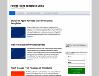 powerpointskins.com screenshot